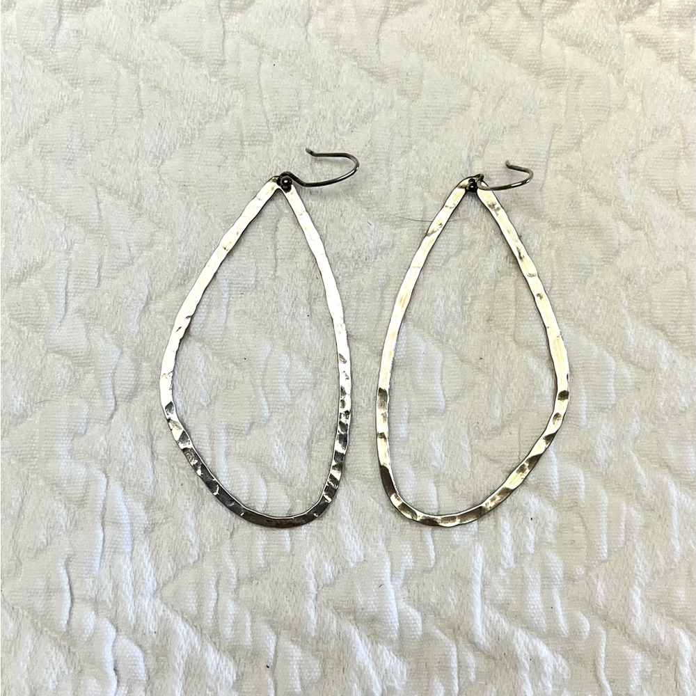 Silpada Sterling Silver Hammered Earrings